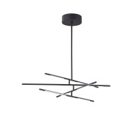 9180780 Висечка светилка RACCIO LED 48W 3000K Црна Nova Luce 
